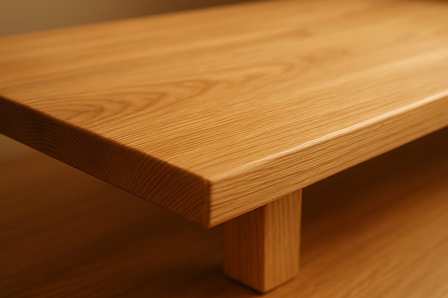 Oak grain close-up