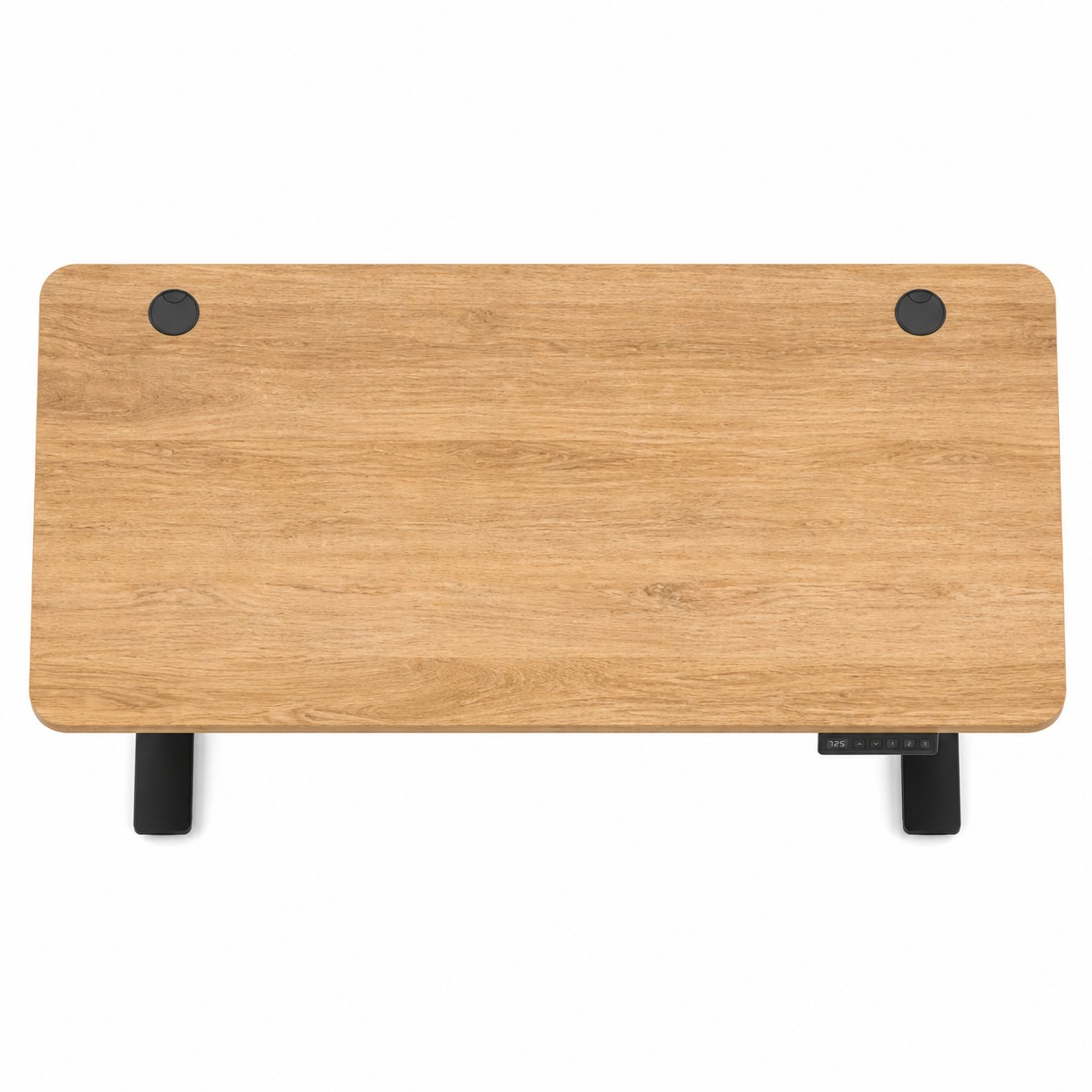 Solid Oak Standing Desk — right perspective